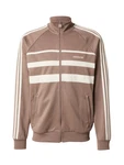 ADIDAS ORIGINALS Sweatjacke 'The First' hellbraun/weiß