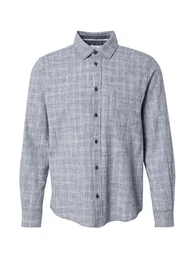 Hemd navy / wei