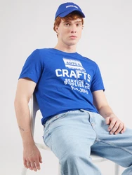 s.Oliver T-Shirt blau/weiß