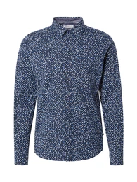 Hemd navy / himmelblau / wei