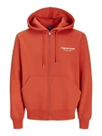 Jack & Jones Sweatjacke Orange/Rot/Orange/Rot/Orange/Rot/Orange/Rot