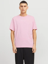 Jack & Jones T-Shirt JPRArchie JPRBLUARCHIE (1-tlg) hellpink/weiß