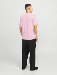 Jack & Jones T-Shirt JPRArchie JPRBLUARCHIE (1-tlg) hellpink/weiß