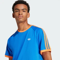 ADIDAS ORIGINALS T-Shirt blau / orange / weiß
