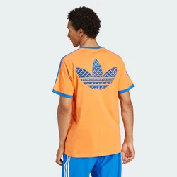 ADIDAS ORIGINALS T-Shirt blau/orange/weiß