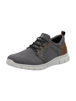 Rieker Slip-On Sneaker grau/braun/dunkelgrau