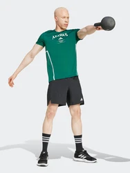ADIDAS PERFORMANCE Funktionsshirt Design For Training Heritage Legacy dunkelgrn/wei
