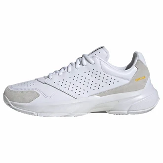 ADIDAS PERFORMANCE Sportschuh 'Courtjam Control 3' goldgelb / taupe / weiß