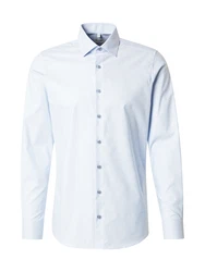 OLYMP Hemd Langarm blau/hellblau