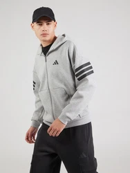 ADIDAS SPORTSWEAR Sportsweatjacke 'FI' FUTURE ICONS 3 grau/schwarz