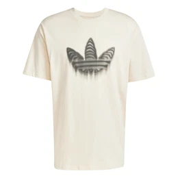 T-Shirt 'Skeleton Trefoil' dunkelgrau / offwhite