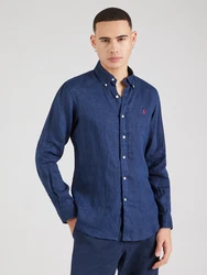 Polo Ralph Lauren Hemd marineblau/knallrot