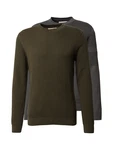 Jack & Jones Premium Pullover 'JPRBLUNOAH' dunkelgrau/oliv