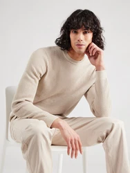 Jack & Jones Premium Pullover 'JPRBLUNOAH' beige/schwarz