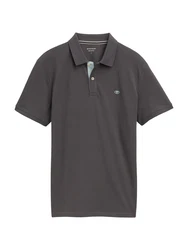 TOM TAILOR Poloshirt grau