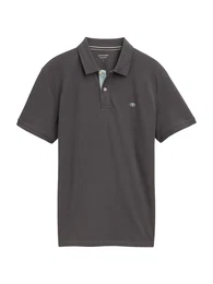 Poloshirt himmelblau / dunkelgrau