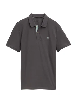 TOM TAILOR Poloshirt grau