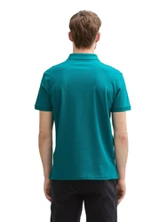 TOM TAILOR Poloshirt petrol/pastellgrün
