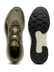 PUMA Laufschuh 'Reflect Lite' khaki/neongrün/schwarz