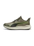 PUMA Laufschuh 'Reflect Lite' khaki/neongrün/schwarz