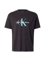 Calvin Klein Jeans T-Shirt smaragd/schwarz/weiß