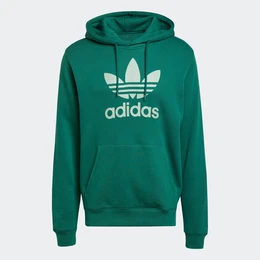 Sweatshirt 'Adicolor Classics Trefoil' smaragd / wei