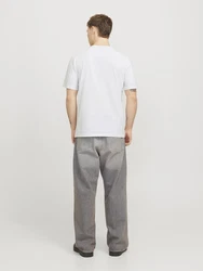 JACK & JONES T-Shirt 'JJColton' blau/orange/weiß