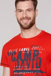 CAMP DAVID T-Shirt marine/rot/weiß