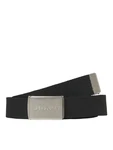 JACK & JONES Gürtel JACLONDON schwarz/silber
