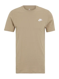 Nike Sportswear T-Shirt 'Club' beige/weiß