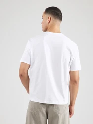 GUESS T-Shirt saphir/weiß