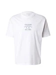 GUESS T-Shirt saphir/weiß