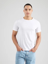 GUESS T-Shirt 'DYED' weiß