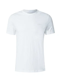 GUESS T-Shirt 'DYED' weiß