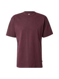 T-Shirt 'PREM ESSNTL' burgunder