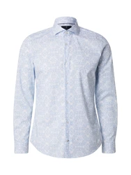 JOOP! Langarmhemd Pares2 (1-tlg) blau/pastellblau