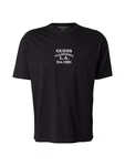 GUESS T-Shirt schwarz/weiß