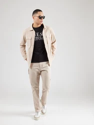 GUESS T-Shirt 'CLASSIC' schwarz/weiß