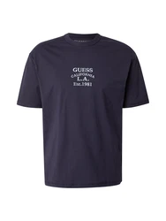 GUESS T-Shirt navy/pastellblau
