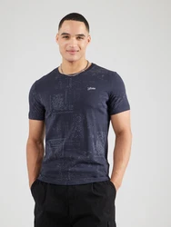 GUESS T-Shirt opal/dunkelblau
