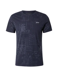 GUESS T-Shirt opal/dunkelblau