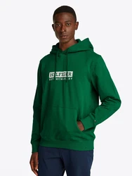 TOMMY HILFIGER Sweatshirt grasgrn/weiß