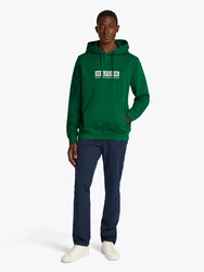 TOMMY HILFIGER Sweatshirt grasgrn/weiß
