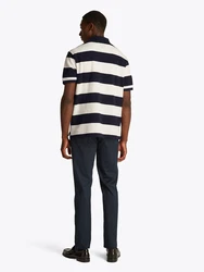 TOMMY HILFIGER Poloshirt nachtblau/orange/weiß