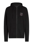 TOMMY HILFIGER Sweatjacke navy / rot / schwarz / weiß