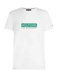 TOMMY HILFIGER T-Shirt grn/wei