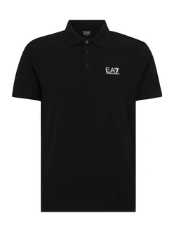 EA7 Emporio Armani Poloshirt schwarz