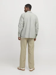 JACK & JONES Jacke Hemd hellgrau