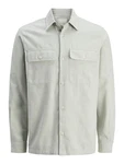 JACK & JONES Jacke Hemd hellgrau