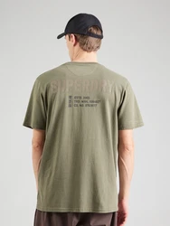Superdry T-Shirt 'Utility Sport' hellbraun/oliv